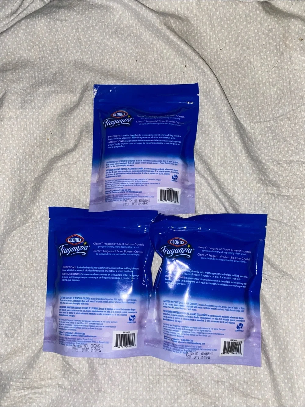 Clorox Fraganzia Lavender with Eucalyptus Scent Booster Crystals - 3 pack